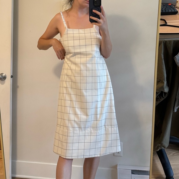 Oak and Fort Grid shift dress - Picture 4 of 4